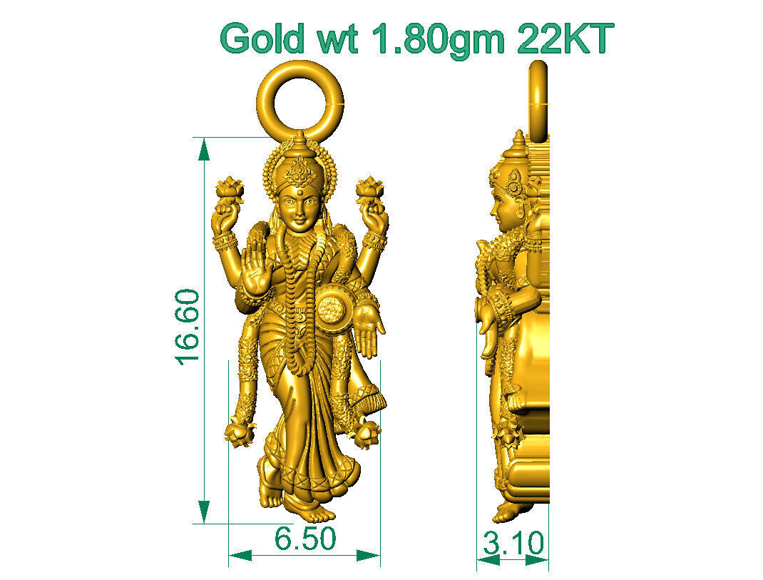 ALL TYPES OF LIGHTWEIGHT MURTI GOD IDOL PENDENT 3D print model_31