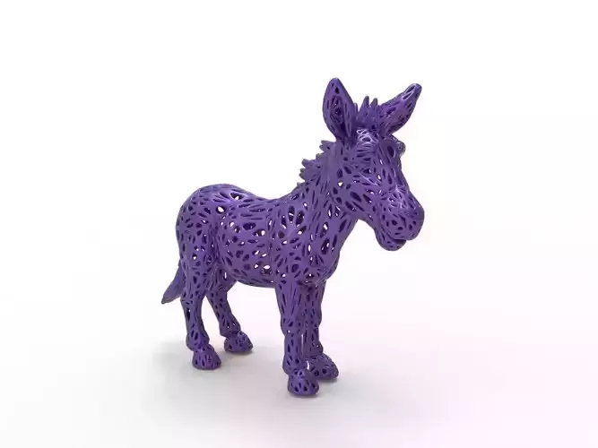 Donkey Voronoi Style