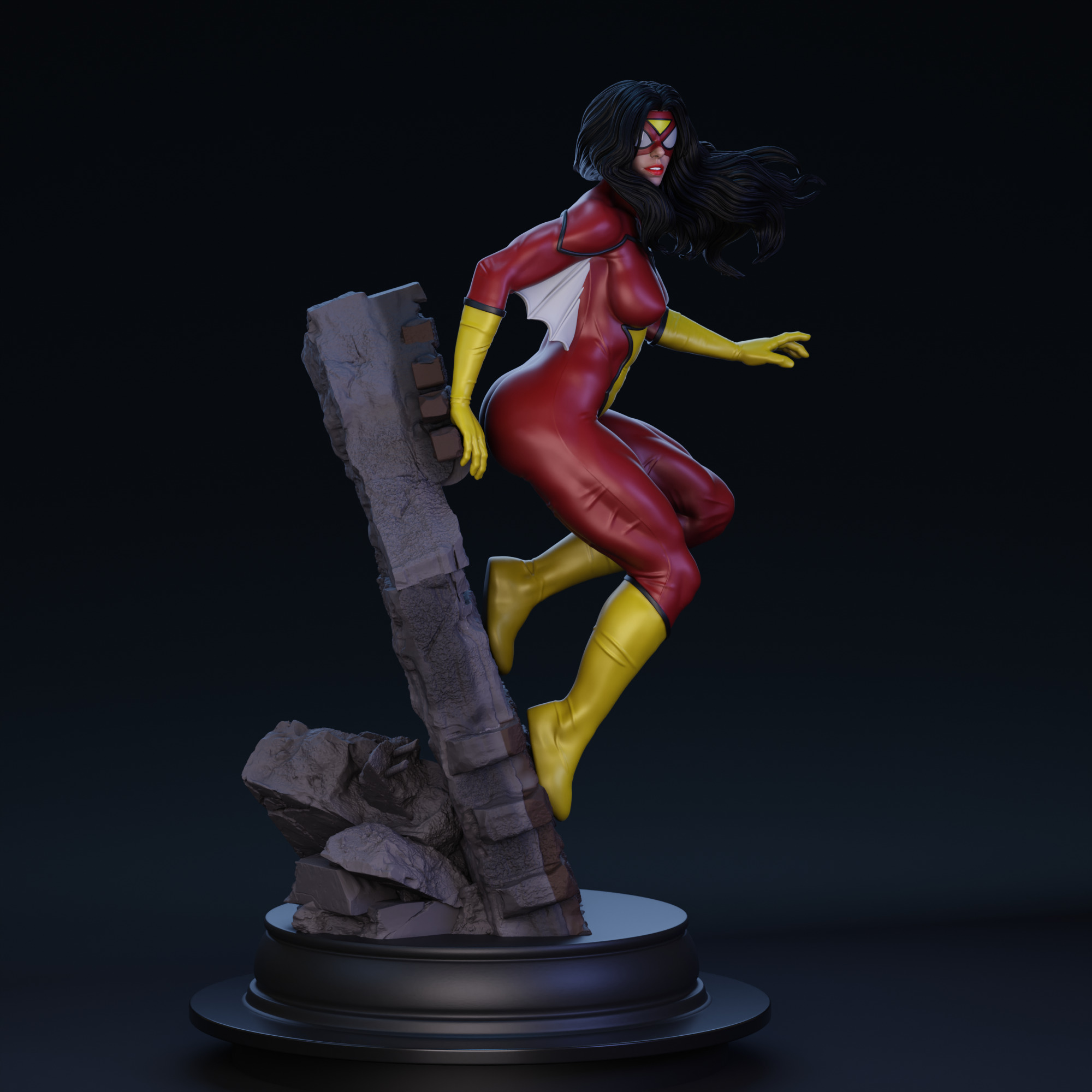 Spider-Woman 01 3D print model_2