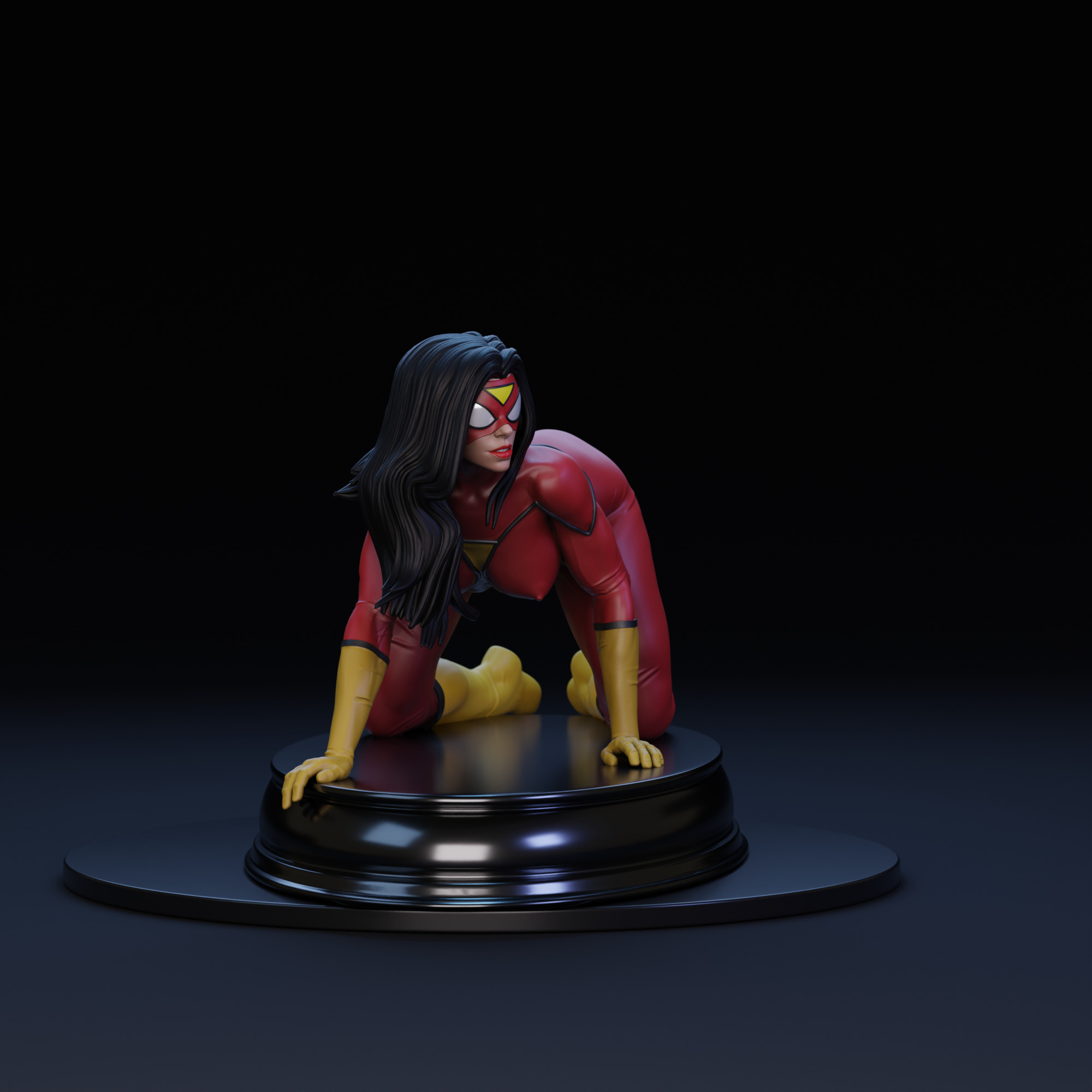 Spider-Woman 02 3D print model_3