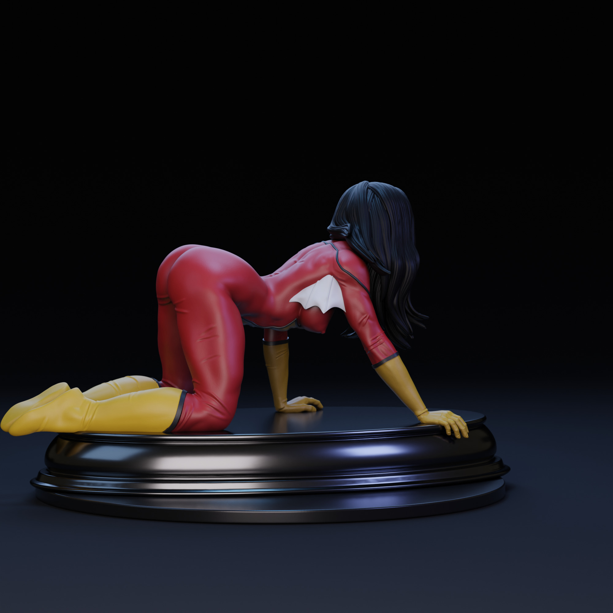 Spider-Woman 02 3D print model_4