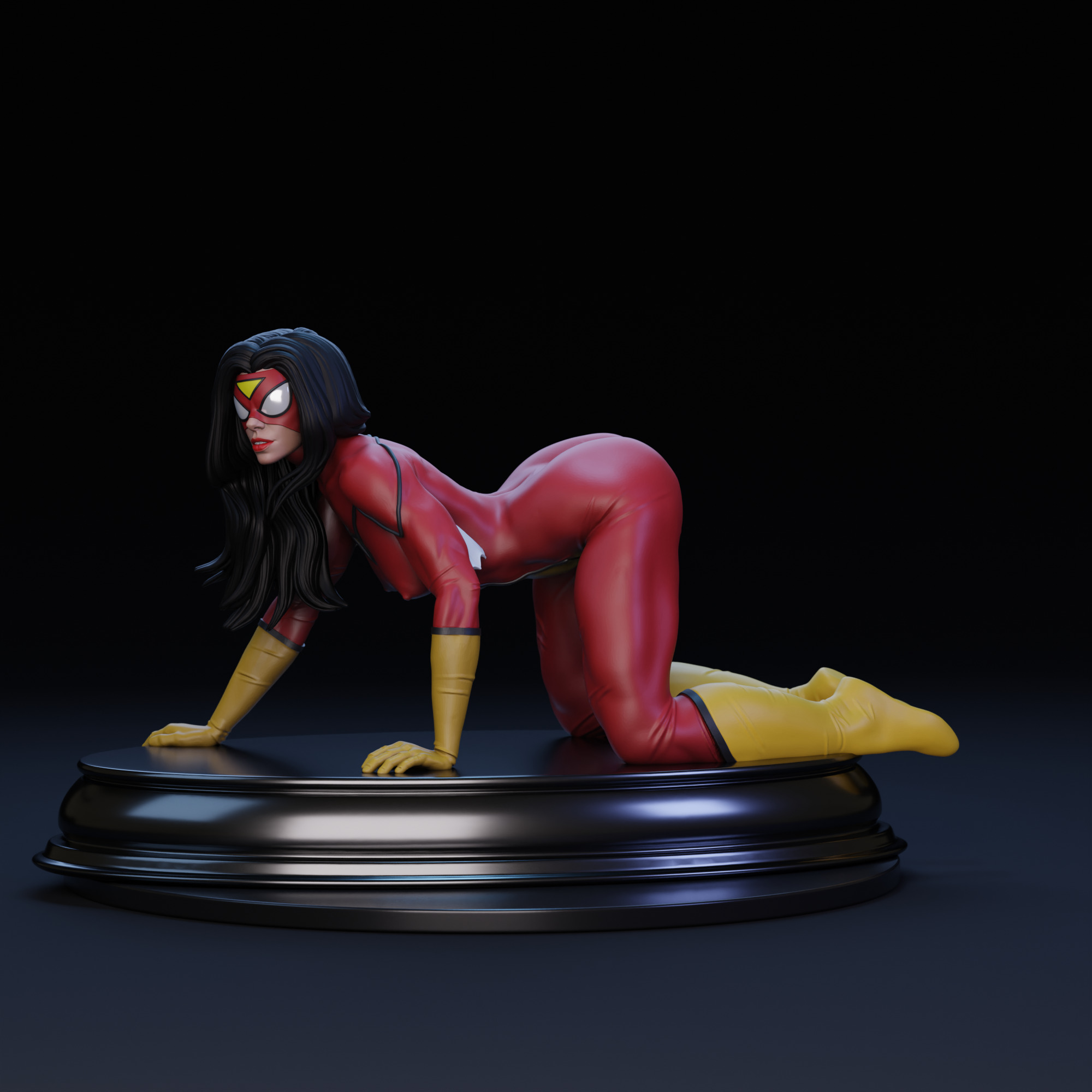 Spider-Woman 02 3D print model_2