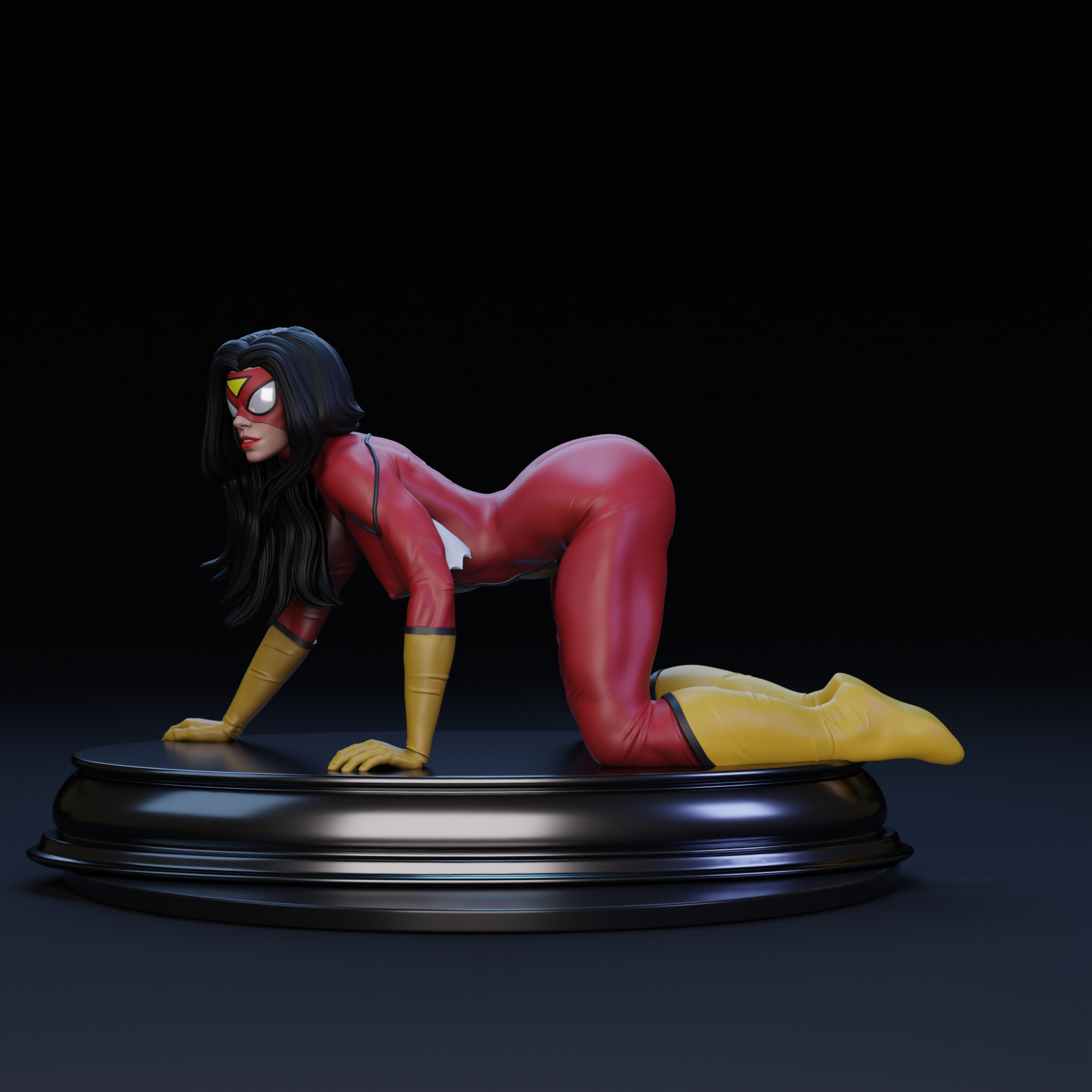 Spider-Woman 02 3D print model_1