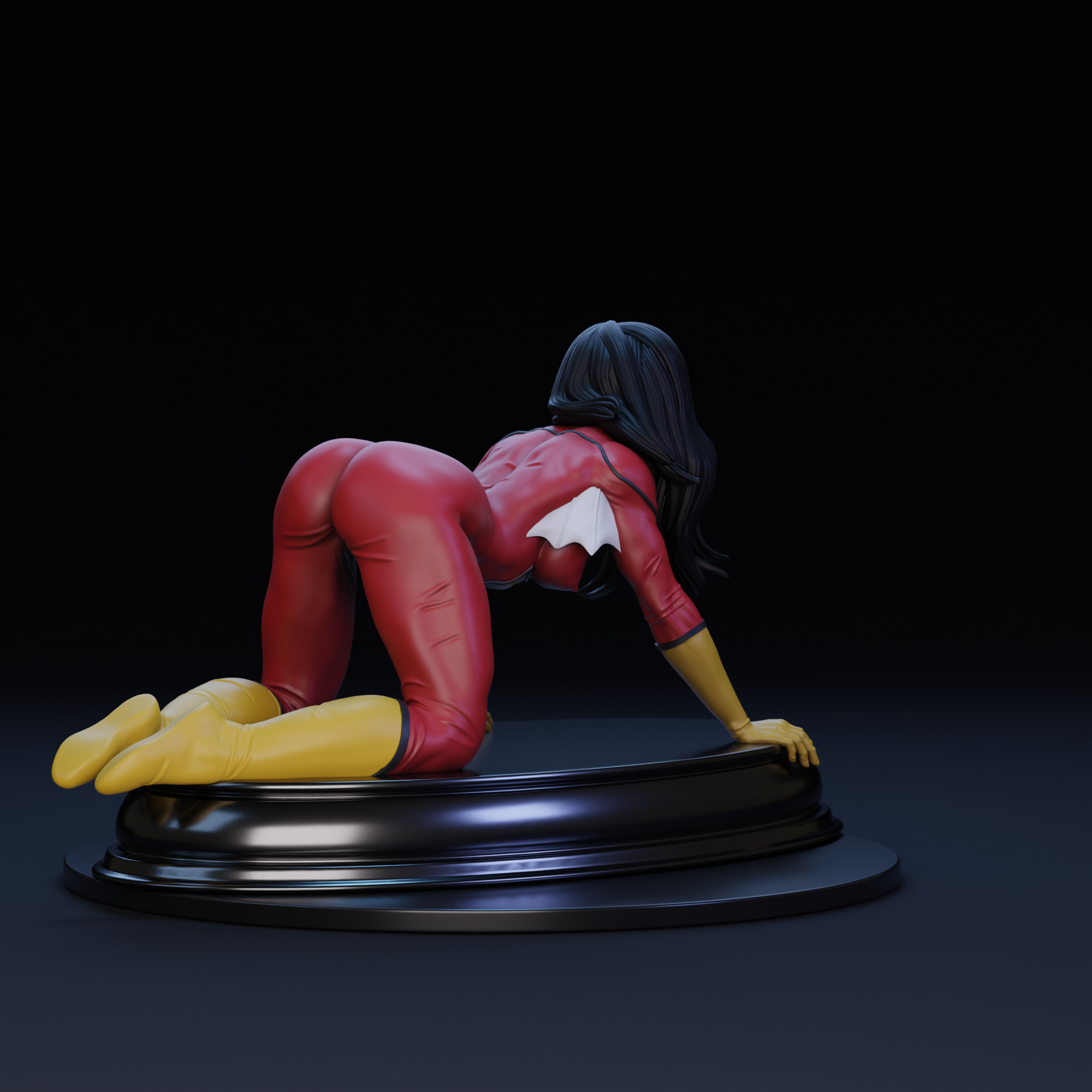 Spider-Woman 02 3D print model_5