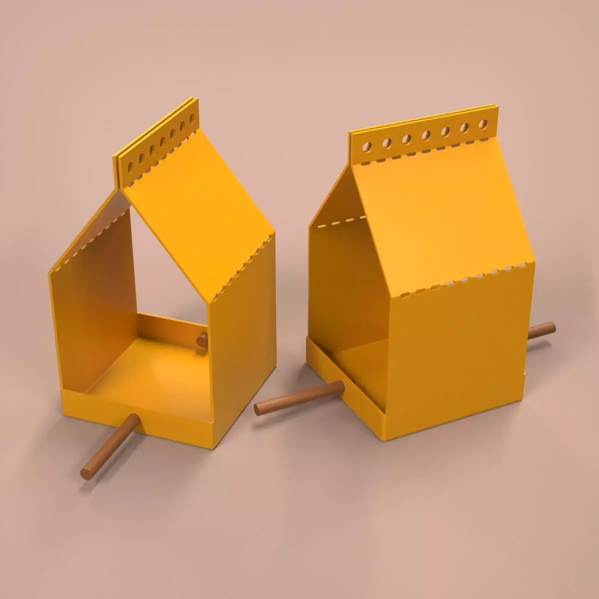 Bird Feeder 3D print model_0