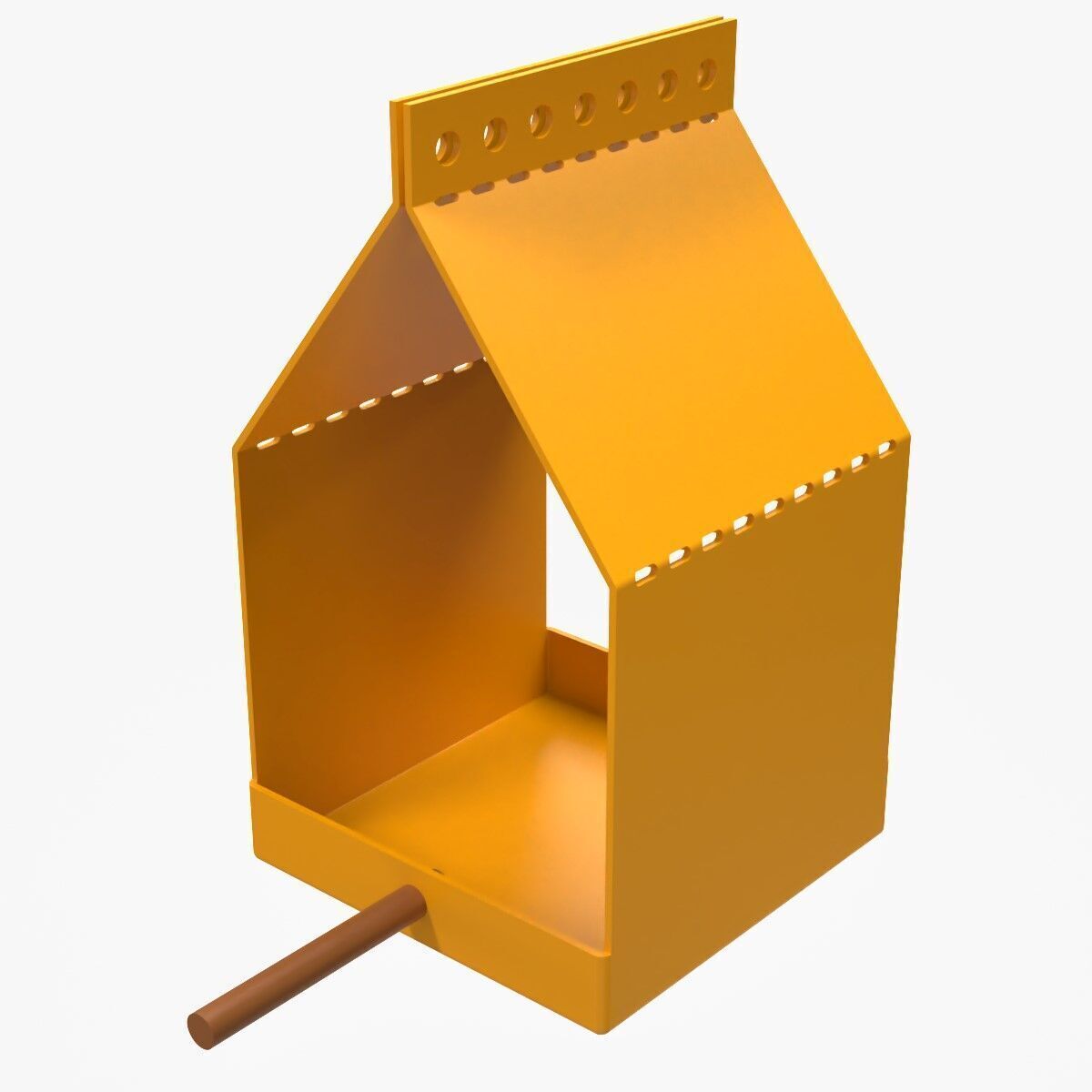 Bird Feeder 3D print model_4