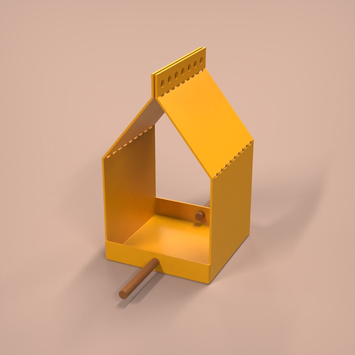 Bird Feeder 3D print model_8