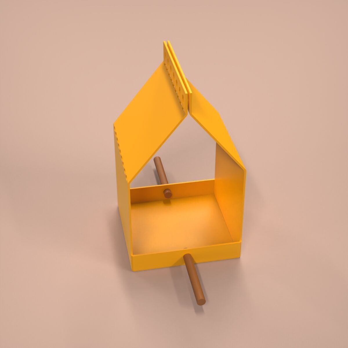 Bird Feeder 3D print model_5