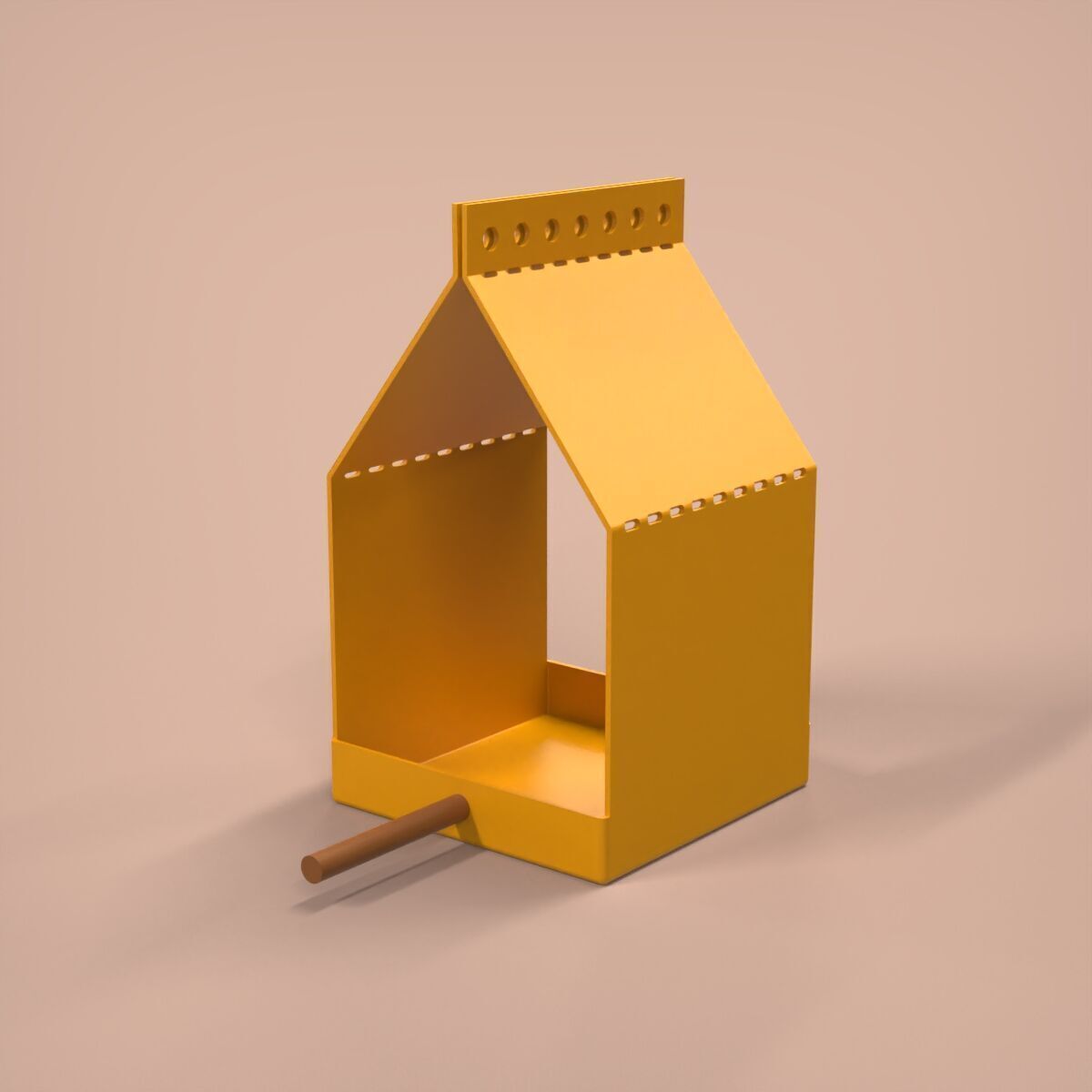 Bird Feeder 3D print model_2