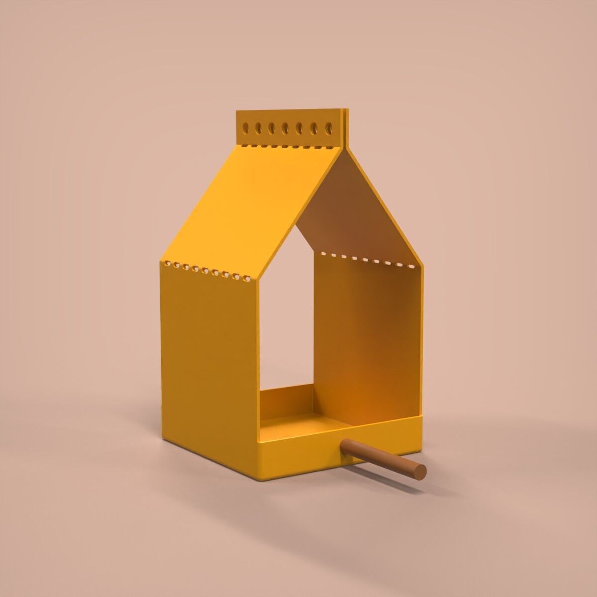 Bird Feeder 3D print model_6