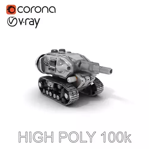 Futuristic Battle Tank Model Pack