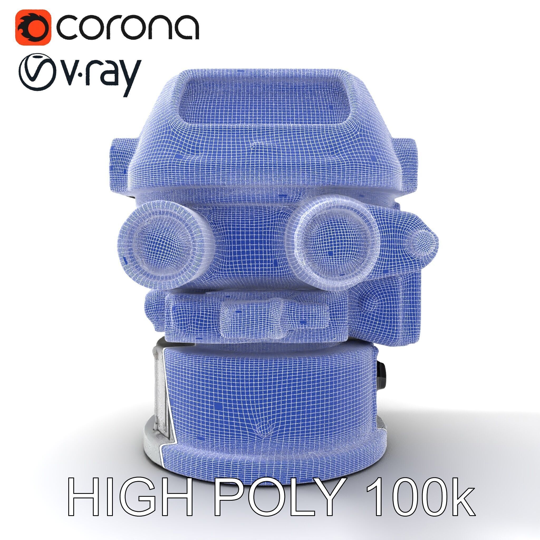 Precision Optical Device Model Pack Low-poly 3D model_16