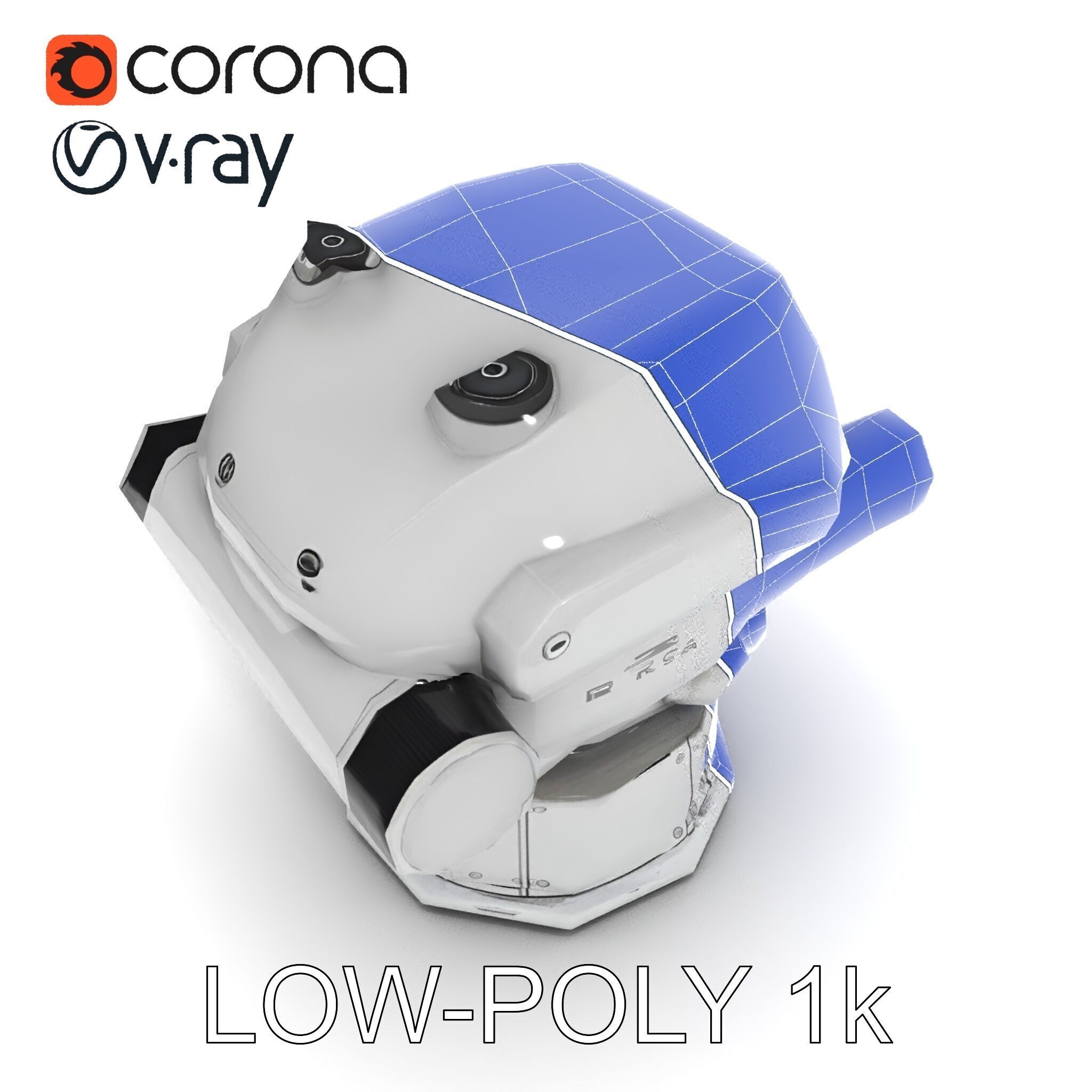 Precision Optical Device Model Pack Low-poly 3D model_28