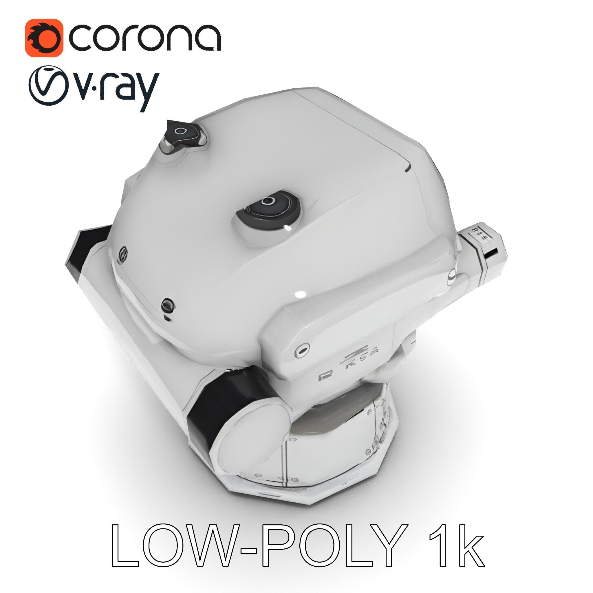 Precision Optical Device Model Pack Low-poly 3D model_18