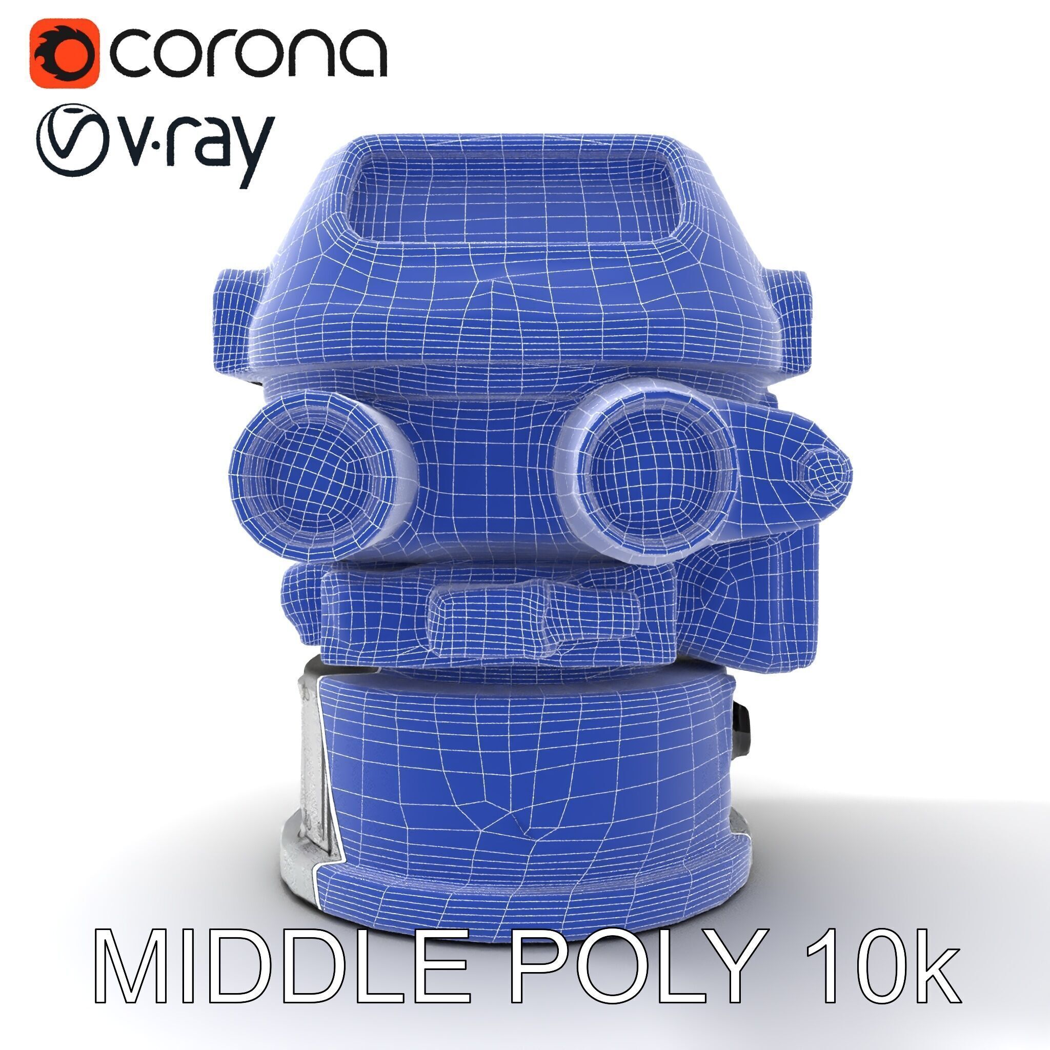 Precision Optical Device Model Pack Low-poly 3D model_30