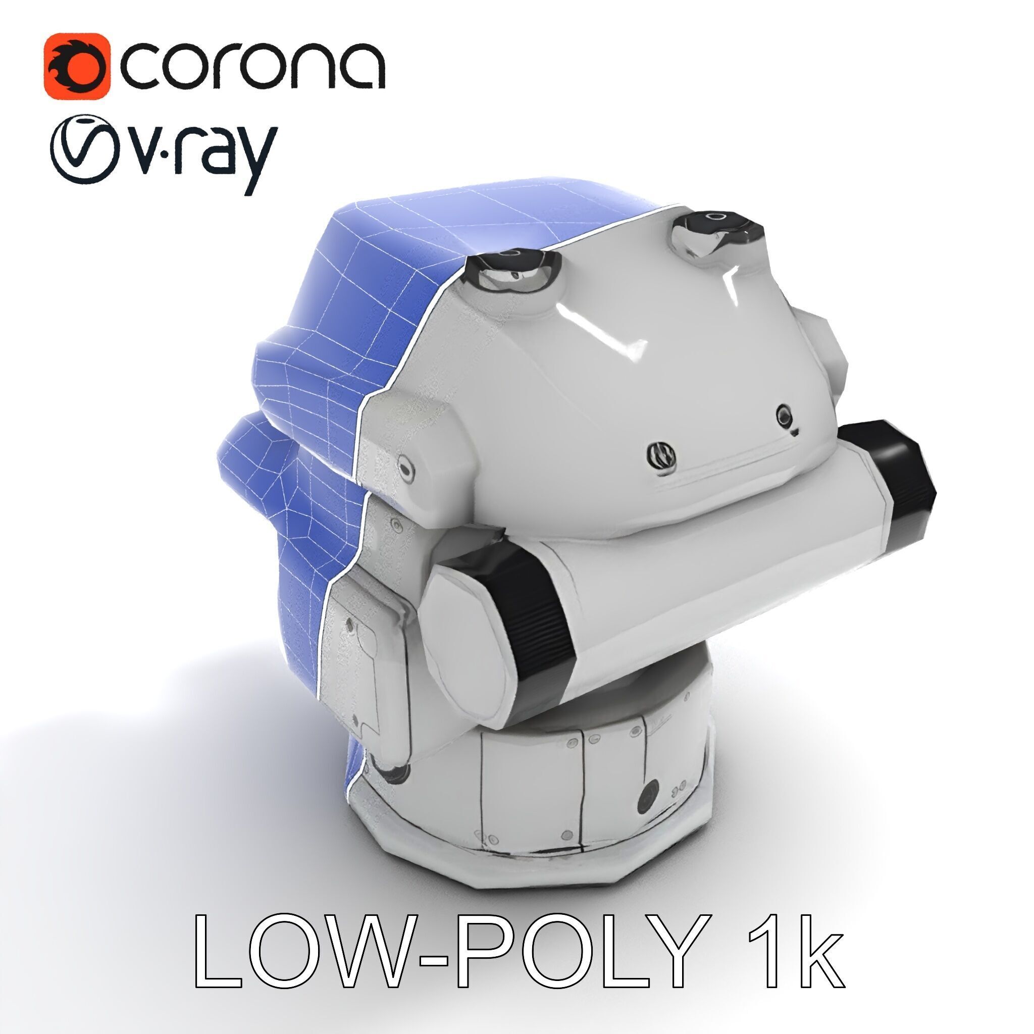 Precision Optical Device Model Pack Low-poly 3D model_31