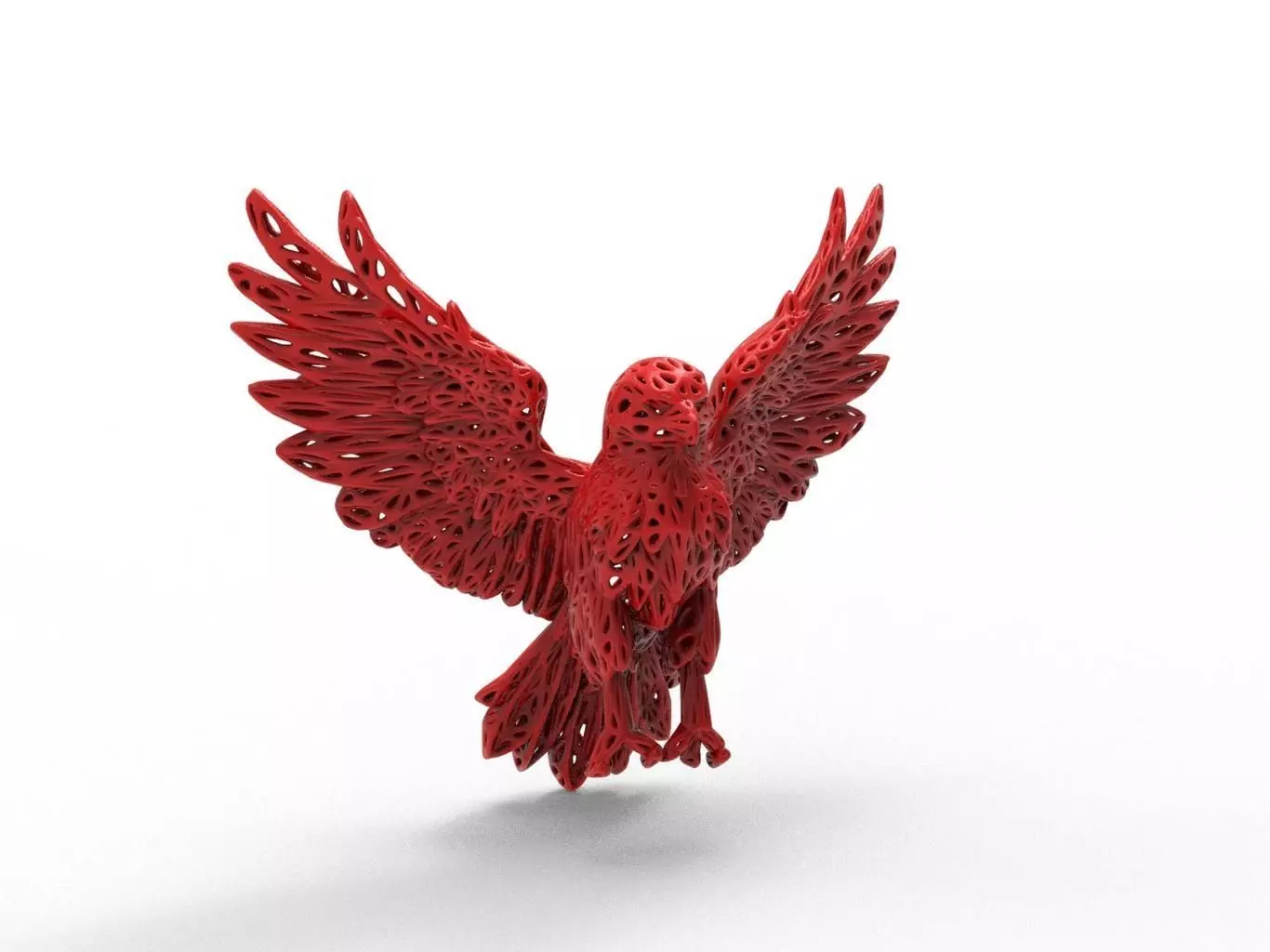 Eagle Voronoi Style 3D print model_0