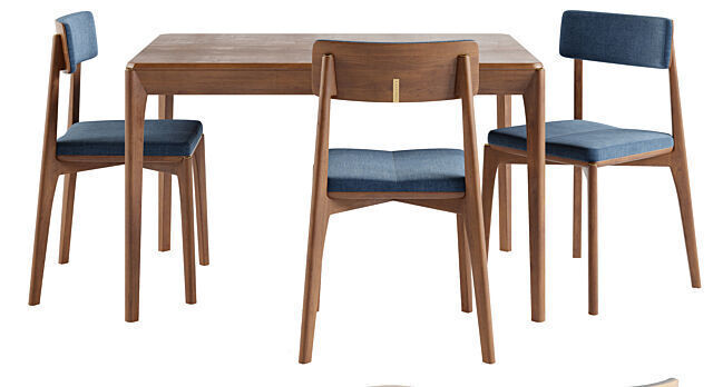 Aska Dining Set Free 3D model_1