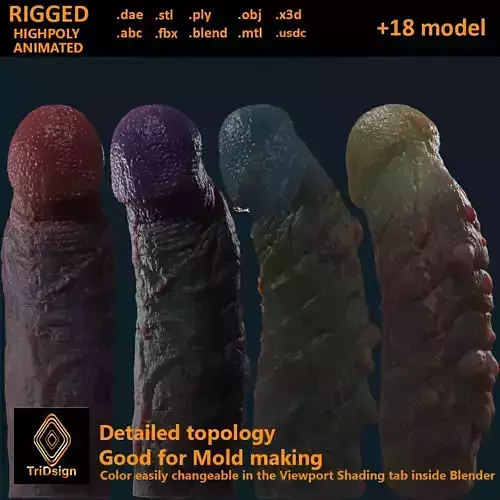 Mayram Monster Penis Rigged