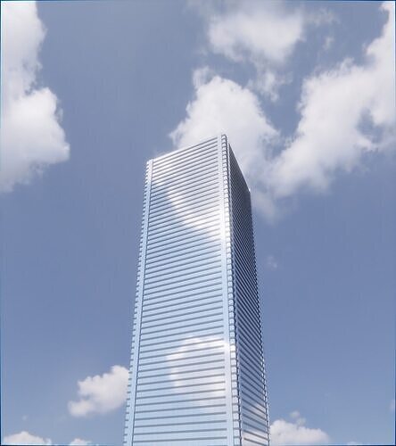 Parametric Building 1a11 3D model 7
