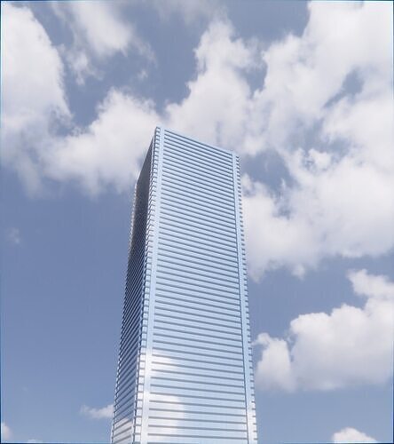 Parametric Building 1a11 3D model 6