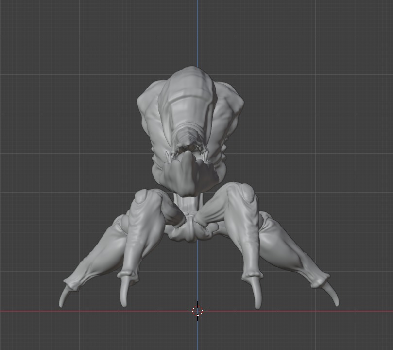 Oddworld Scrab - Pose 8 3D model_1