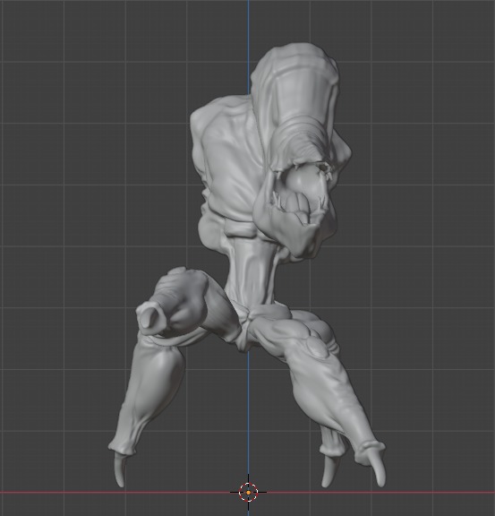 Oddworld Scrab - Pose 7 3D model_1