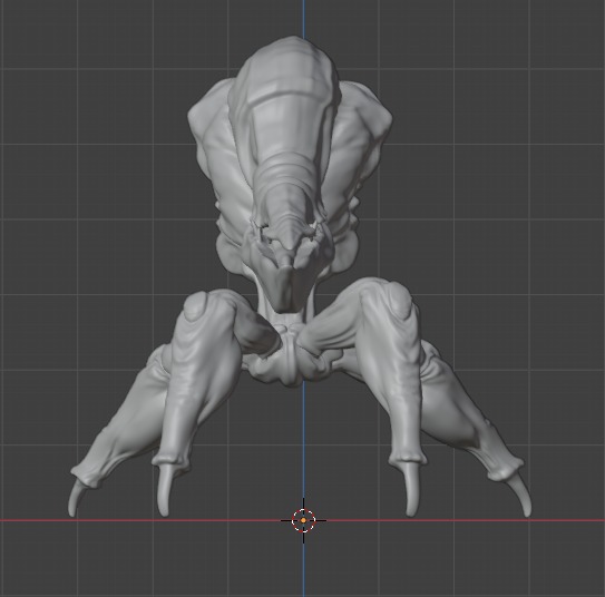 Oddworld Scrab - Pose 6 3D model_1