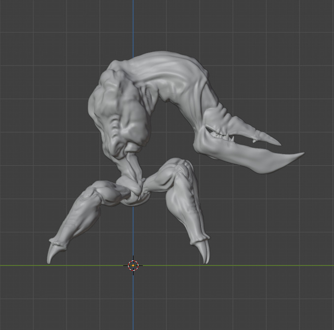 Oddworld Scrab - Pose 6 3D model_2
