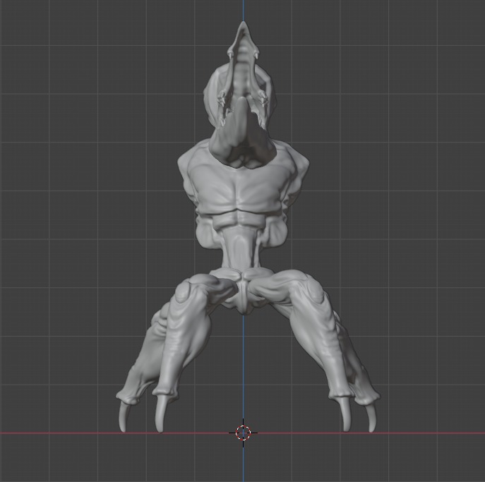 Oddworld Scrab - Pose 3 3D model_1