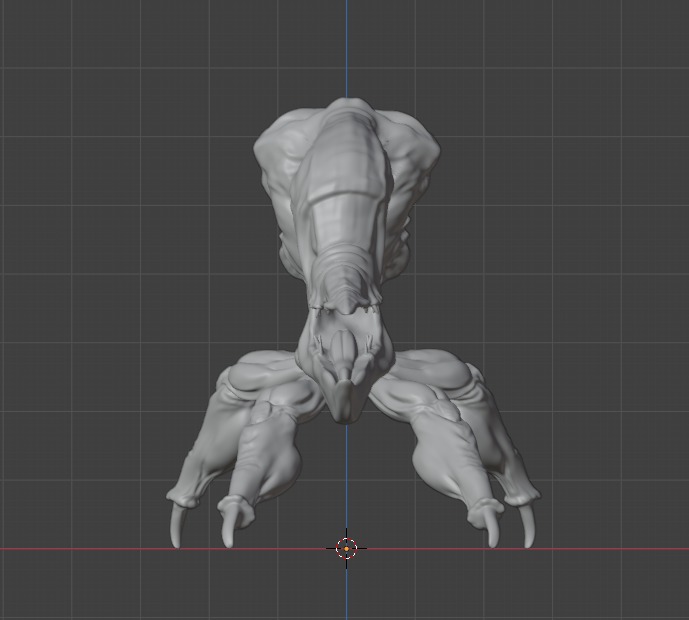 Oddworld Scrab - Pose 2 3D model_1