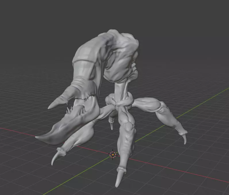 Oddworld Scrab - Pose 2 3D model_0