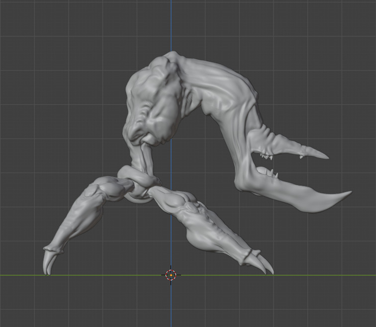 Oddworld Scrab - Pose 2 3D model_2