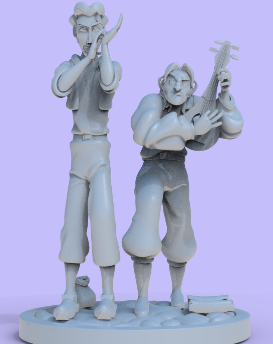 MIGUEL AND TULIO FROM THE ROAD TO EL DORADO-PARTS AND COMPLETE 3D print model_10