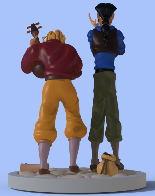 MIGUEL AND TULIO FROM THE ROAD TO EL DORADO-PARTS AND COMPLETE 3D print model_8