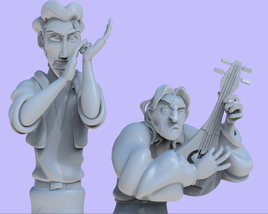 MIGUEL AND TULIO FROM THE ROAD TO EL DORADO-PARTS AND COMPLETE 3D print model_14