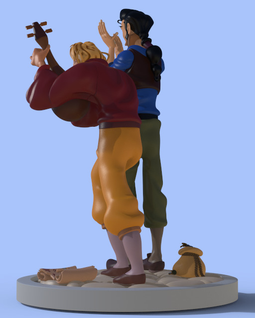 MIGUEL AND TULIO FROM THE ROAD TO EL DORADO-PARTS AND COMPLETE 3D print model_7