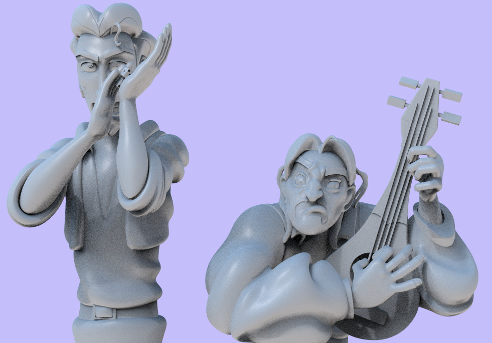MIGUEL AND TULIO FROM THE ROAD TO EL DORADO-PARTS AND COMPLETE 3D print model_15