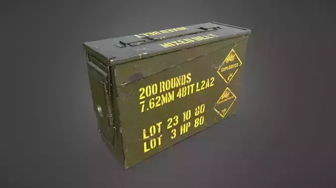 WWII Ammo Box 7 62