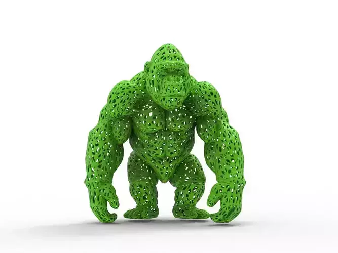 Gorilla Voronoi Style