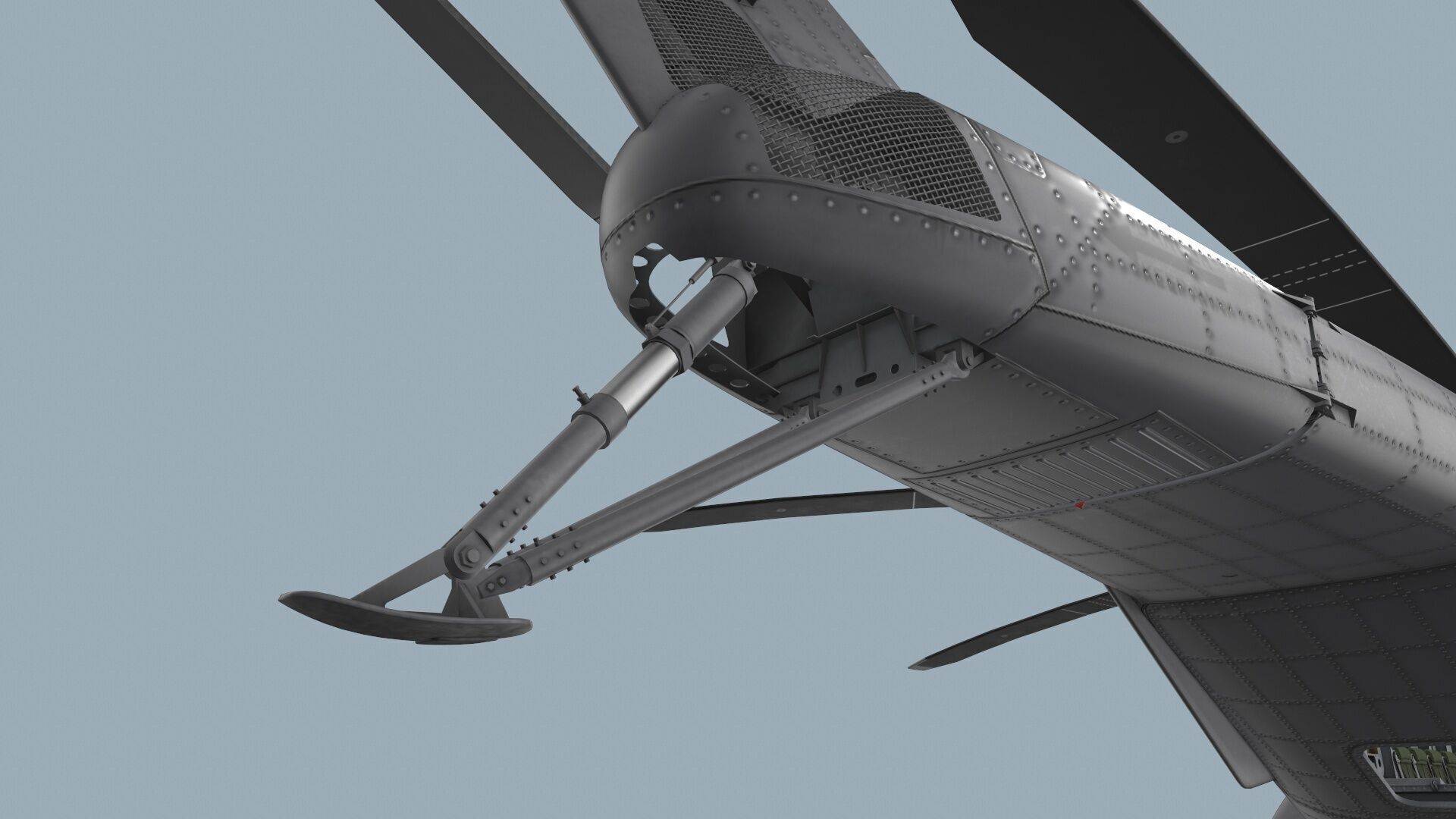 MH-53E Sea Dragon US Navy Basic Animation Low-poly 3D model_17