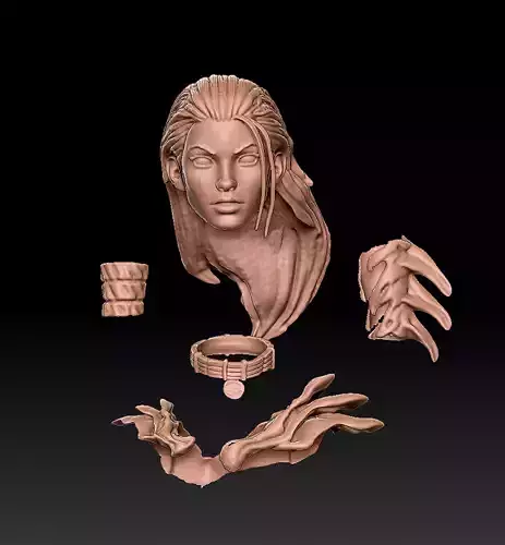 Fathom Custom Figure addons 3D print model