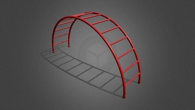 Climber Playground Low-poly 3D model