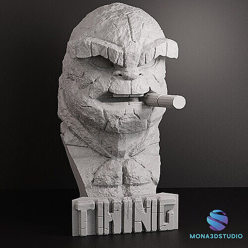 The Thing Bust Fantastic Four 3D PRINT 3D print model