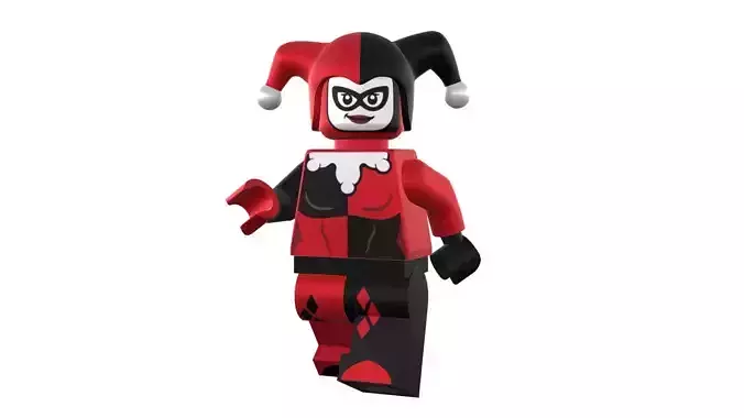 3D print minifigure - Harley Quinn - V1