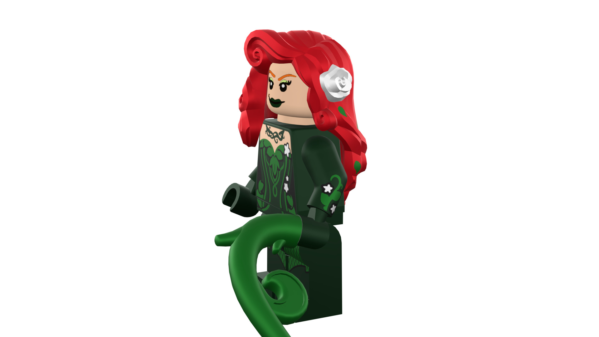 3D print minifigure - Poison-Ivy - V1 3D print model_43