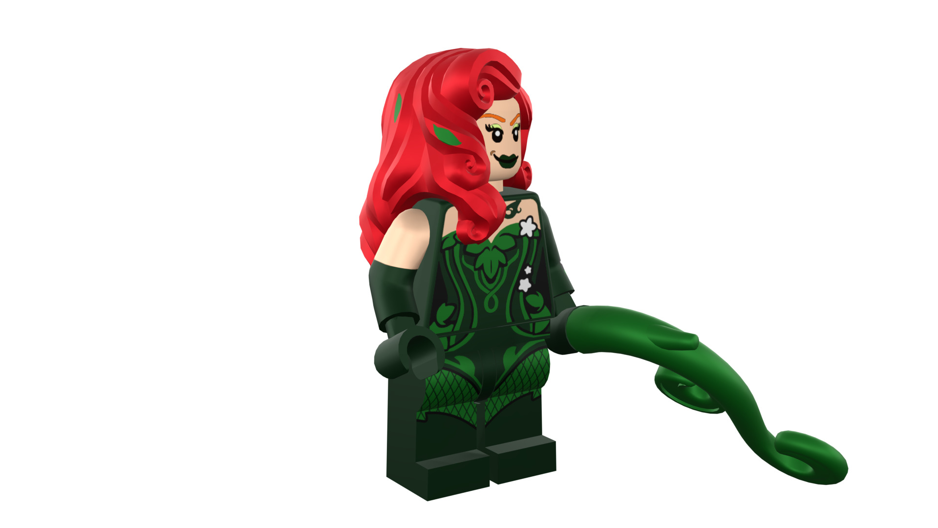 3D print minifigure - Poison-Ivy - V1 3D print model_11