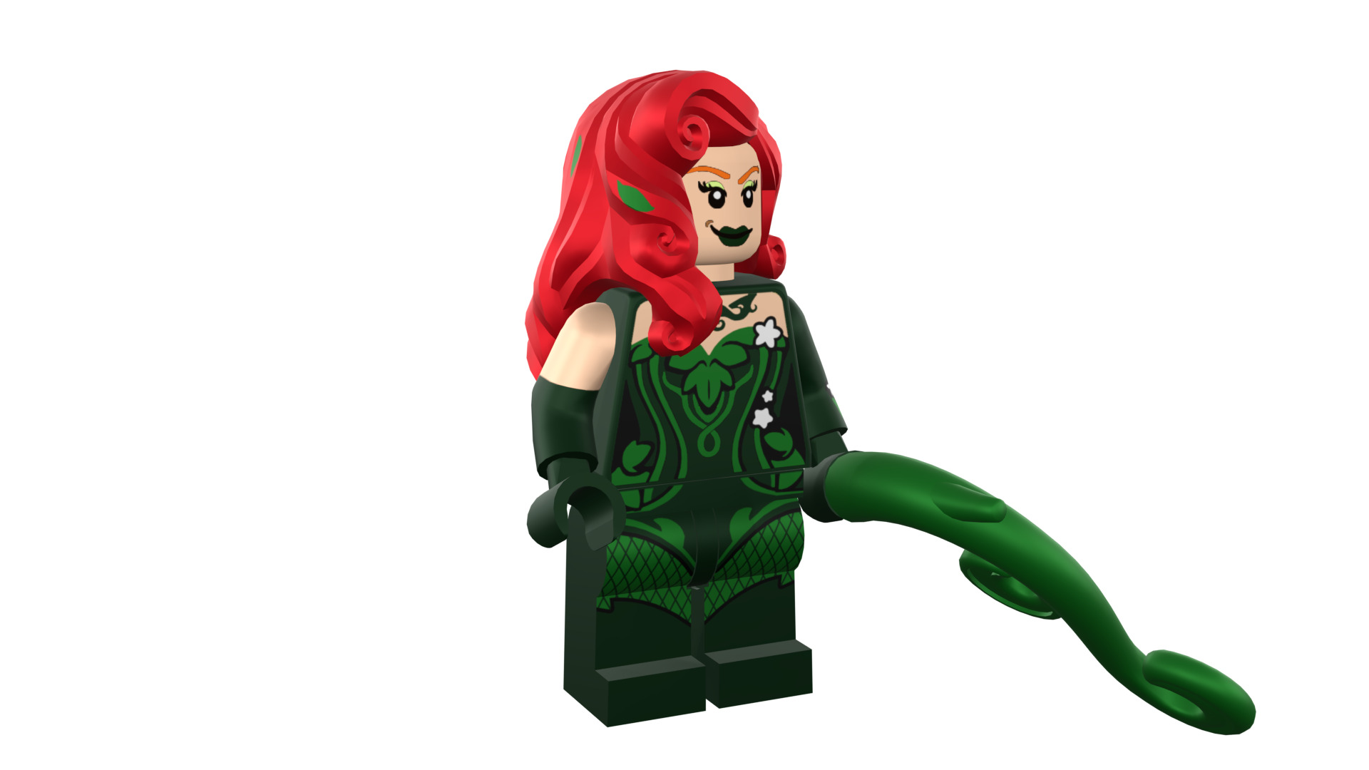 3D print minifigure - Poison-Ivy - V1 3D print model_10
