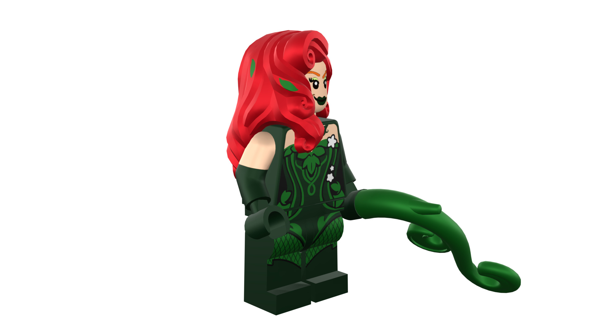 3D print minifigure - Poison-Ivy - V1 3D print model_12