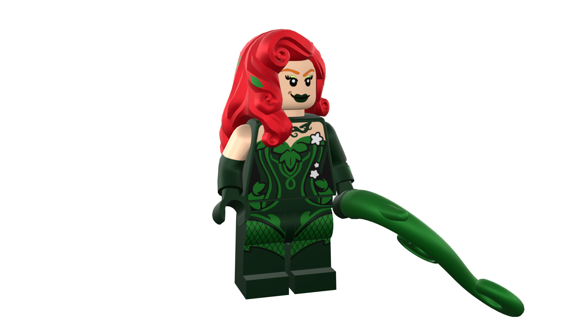 3D print minifigure - Poison-Ivy - V1 3D print model_9